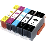 ICCLI521P511C Multipack 5 cartuchos de tinta  Alternativo Canon PH NEGRO (x1) / NEGRO (x1) / CIAN (x1) / MAGENTA (x1) / AMARILLO (x1), reemplaza a PACK: PGI-520BK - 2932B001 (x1) / CLI-521BK - 2933B001 (x1) / CLI-521C - 2934B001 (x1) / CLI-521M - 2935B001 (x1) / CLI-521Y - 2936B001 (x1)