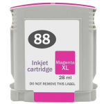 XH88XLMRP Cartucho de tinta  Reciclado calidad Premium HP MAGENTA, reemplaza a C9392AE nº 88XL M