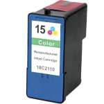 XL15R Cartucho de tinta  Reciclado Lexmark 3 COLORES, reemplaza a 18C2110E nº15